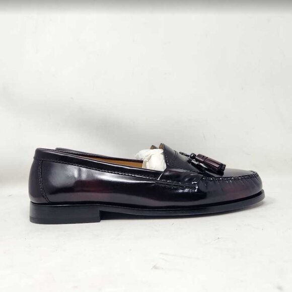 Men\'s 11.5 Cole Haan pinch tassel burgundy loafers slip on shoes 03507 main image 12